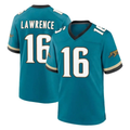 J.Jaguars #16 Trevor Lawrence Player Teal Prowler Throwback Limited Home Game Stitched Jersey Thaam