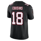 A.Falcons #18 Kirk Cousins Black Thaam Vapor F.U.S.E. Limited Jersey 2