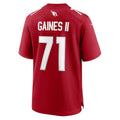 A.Cardinals #71 Jon Gaines II Cardinal Thaam Team Game Jersey
