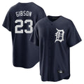 Detroit Tigers #23 Kirk Gibson Player Navy Thaam Game Home Stitched Jerseys