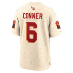 A.Cardinals #6 James Conner Natural Thaam 2025 Rivalries Collection Game Jersey