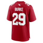 A.Cardinals #29 Denzel Burke Cardinal Thaam Team Game Jersey