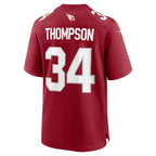 A.Cardinals #34 Jalen Thompson Cardinal Thaam Team Game Jersey