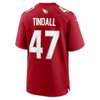 A.Cardinals #47 Channing Tindall Thaam Cardinal Team Game Jersey
