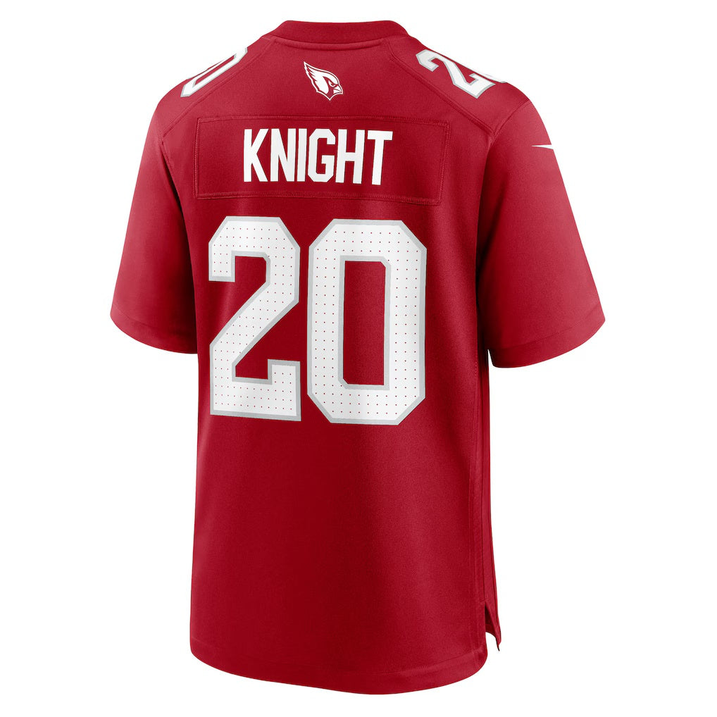 A.Cardinals #20 Zonovan Knight Cardinal Thaam Team Game Jersey