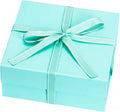 Blue Gift Boxes with Lids Pack of 1, 6x6x3 Inches Small Gift Box, Collapsible Gift Boxes with Magnetic Closure for Presents, Bridesmaid Proposal Box for Family Mom Girlfriend