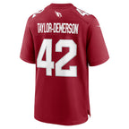 A.Cardinals #42 Dadrion Taylor-Demerson Cardinal Thaam Team Game Jersey