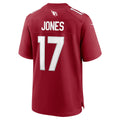 A.Cardinals #17 Zay Jones Cardinal Thaam Team Game Jersey