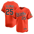 Baltimore Orioles #25 Pete Alonso Player Orange Thaam Limited Home Game Stitched Jerseys