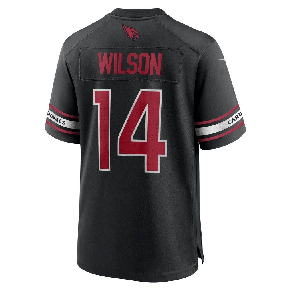 A.Cardinals #14 Michael Wilson Black Alternate Game Jersey THAAM