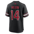 A.Cardinals #14 Michael Wilson Black Alternate Game Jersey THAAM