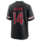 A.Cardinals #14 Michael Wilson Black Alternate Game Jersey THAAM