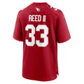 A.Cardinals #33 Jerrick Reed II Thaam Cardinal Team Game Jersey