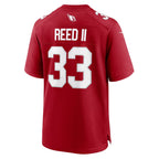 A.Cardinals #33 Jerrick Reed II Thaam Cardinal Team Game Jersey