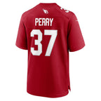A.Cardinals #37 Mark Perry Cardinal Team Game Jersey THAAM