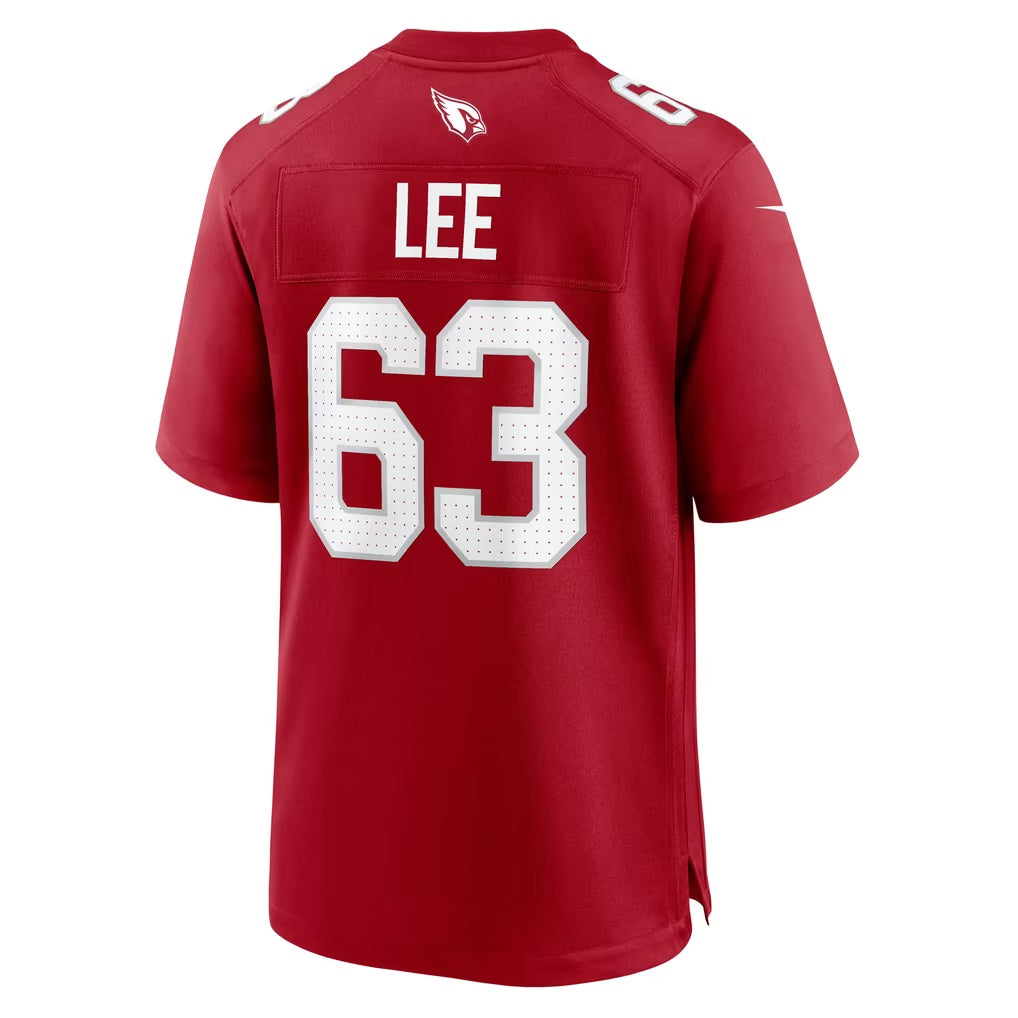 A.Cardinals #63 Vershon Lee Cardinal Team Game Football jersey Thaam