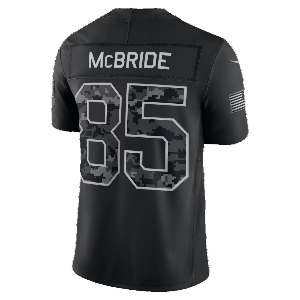 A.Cardinals #85 Trey McBride Black 2026 Salute to Service Stitched Limited Football jersey Thaam