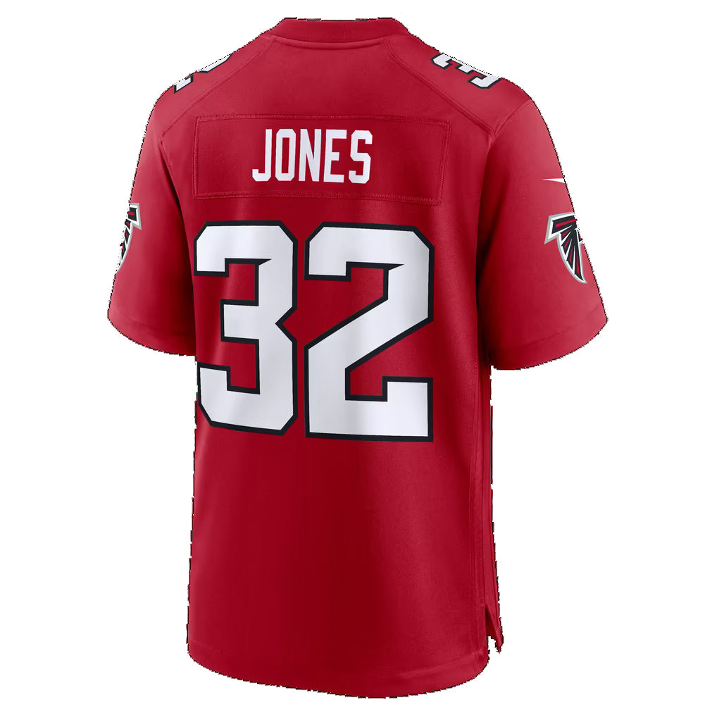 A.Falcons #32 Cash Jones Red Team Game Football jersey Thaam