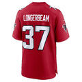 A.Falcons #37 Robert Longerbeam Red Thaam Team Game Jersey