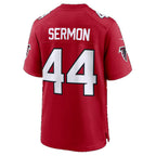 A.Falcons #44 Trey Sermon Red Team Game Football jersey Thaam