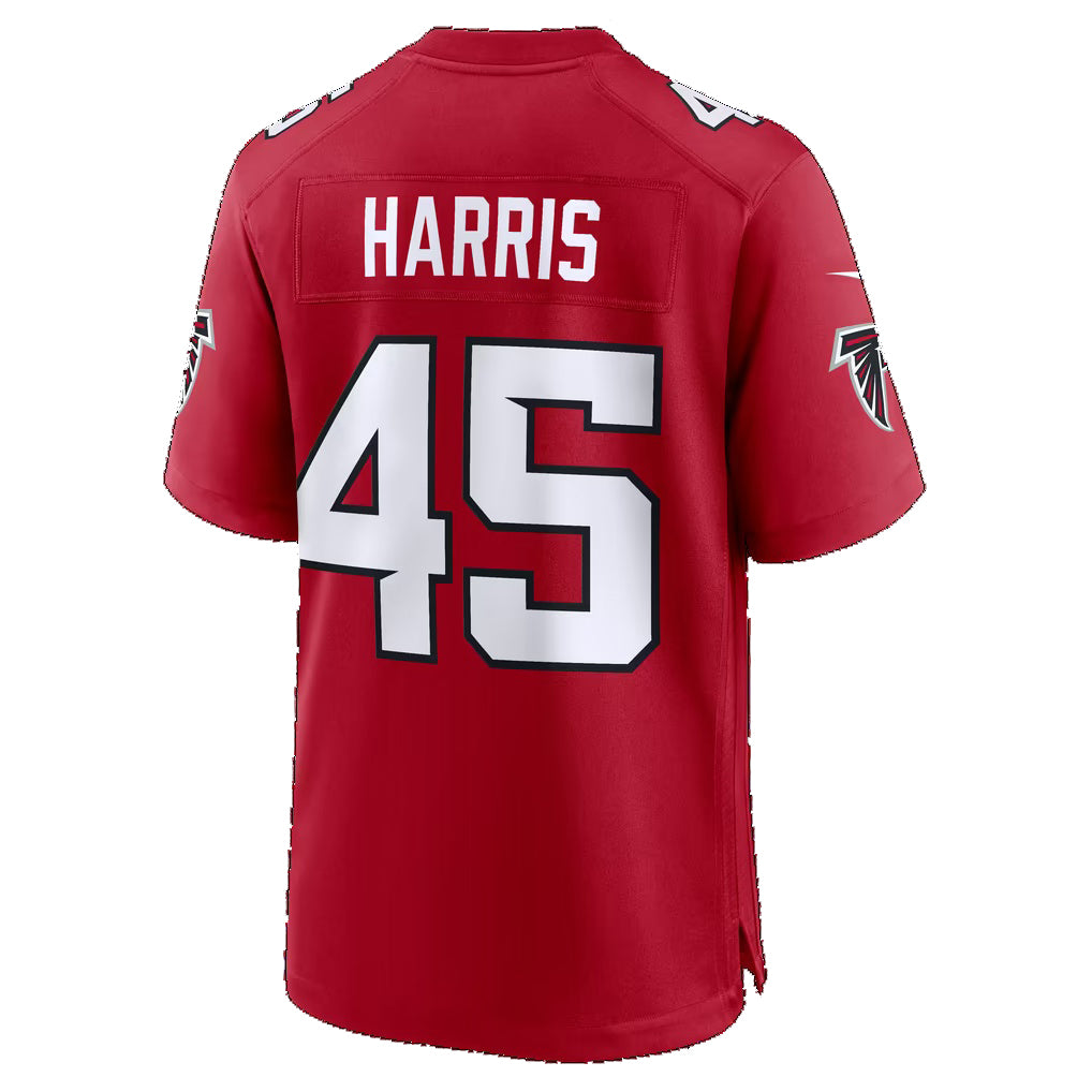 A.Falcons #45 Christian Harris Red Team Game Football jersey Thaam