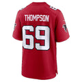 A.Falcons #69 Anterio Thompson Red Team Game Football jersey Thaam