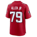 A.Falcons #79 Carlos Allen Jr. Red Team Game Football jersey Thaam