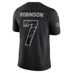 A.Falcons #7 Bijan Robinson Black 2026 Salute to Service Stitched Limited Football jersey Thaam