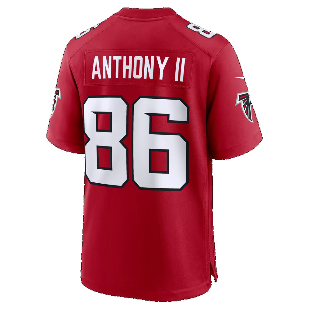 A.Falcons #86 Vinny Anthony II Red Team Game Football jersey Thaam