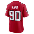 A.Falcons #90 Da'Shawn Hand Red Team Game Football jersey Thaam