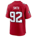 A.Falcons #92 Maason Smith Red Team Game Football jersey Thaam