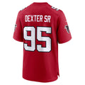 A.Falcons #95 Gervon Dexter Sr. Red Team Game Football jersey Thaam