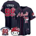 Atlanta Braves #99 Spencer Strider Navy Thaam Meow KT 2026 Vapor Limited All Stitched Jersey