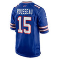 B.Bills #15 Gregory Rousseau Royal Team Game Jersey Thaam