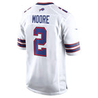 B.Bills #2 D.J. Moore White Game Jersey THAAM
