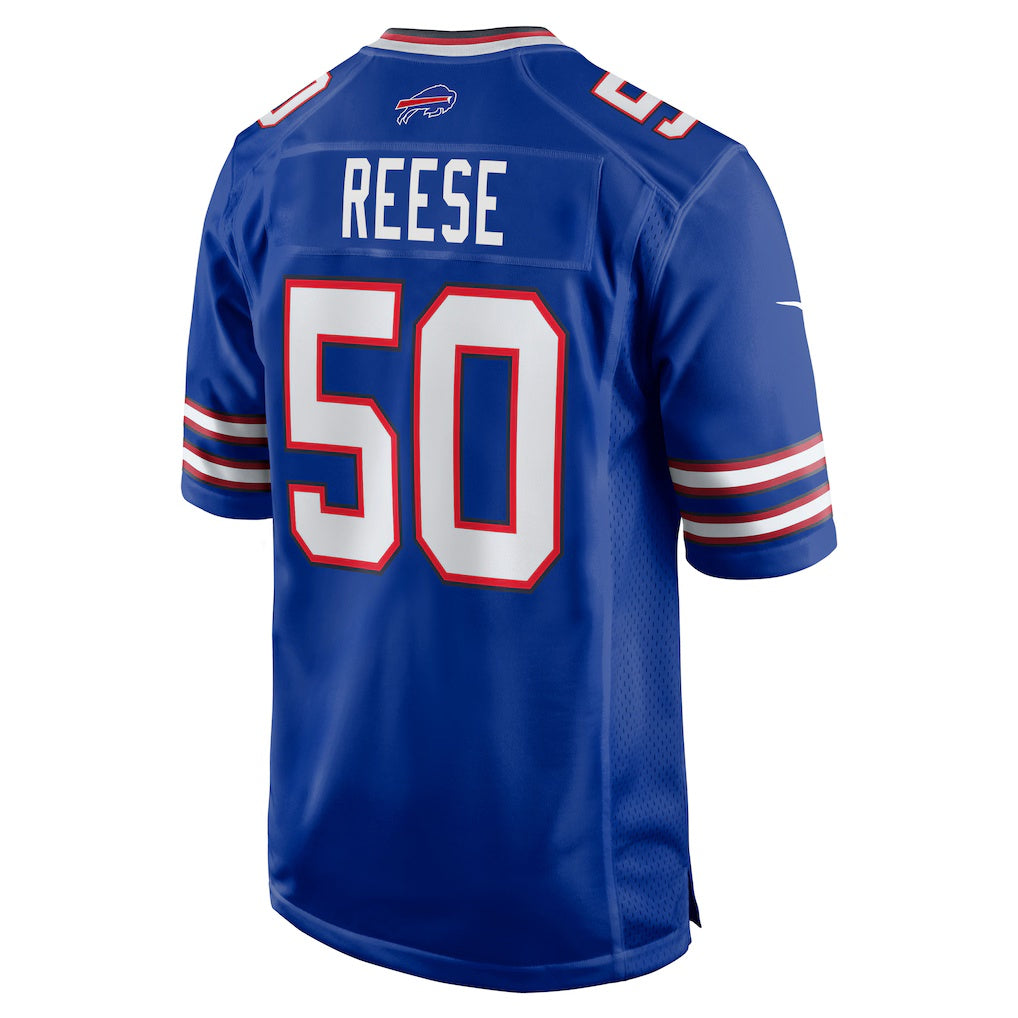 B.Bills #50 Otis Reese Royal Team Game Jersey Thaam