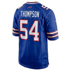 B.Bills #54 Shaq Thompson Royal Team Game Football jersey Thaam