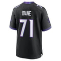 B.Ravens #71 Olaivavega Ioane Black Alternate Game Jersey THAAM