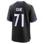 B.Ravens #71 Olaivavega Ioane Black Alternate Game Jersey THAAM