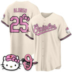 Baltimore Orioles #25 Pete Alonso Cream Thaam Meow KT Vapor Premier Limited Stitched Jersey