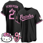 Baltimore Orioles #2 Gunnar Henderson Black Thaam Meow KT Vapor Premier Limited Stitched Jersey