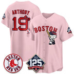 Boston Red Sox #19 Roman Anthony Pink Thaam Meow KT Vapor Limited Stitched Jersey