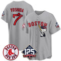 Boston Red Sox #7 Masataka Yoshida Gray Thaam Meow KT Vapor Limited Stitched Jersey