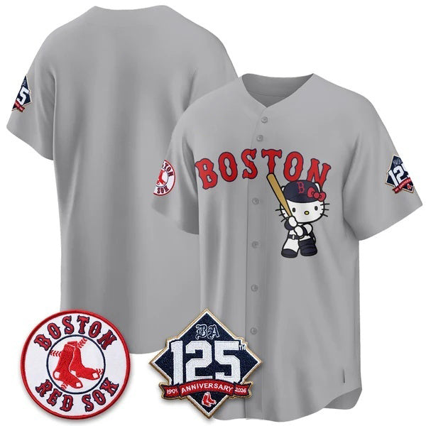 Boston Red Sox Gray Thaam Meow KT Vapor Limited Stitched Jersey