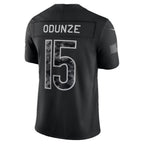 C.Bears #15 Rome Odunze Black 2026 Salute to Service Stitched Limited Football jersey Thaam