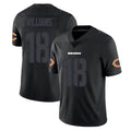 THAAM C.Bears #18 Caleb Williams Player Black Impact Limited Game Stitched Jerseys