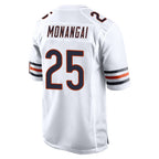 THAAM C.Bears #25 Kyle Monangai Player White Home Game Stitched Jerseys