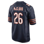 C.Bears #26 Nick McCloud Navy Thaam Team Game Jersey