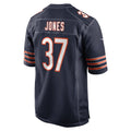 C.Bears #37 Elijah Jones Navy Team Game Jersey THAAM