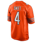 C.Bears #4 D'Andre Swift Orange Thaam Alternate Game Jersey